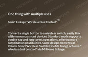 Xiaomi Smart Switch Wall Switch Double Key Dual Control Live Neutral Line Work For Smart Light Remote Control Switch Mi Home New