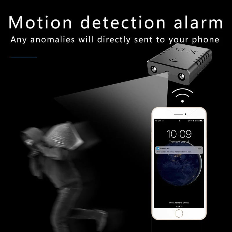 Full HD 1080p Mini Secret Camera XD Night Vision Camera IR-CUT Home Security Camera HD Video Recorder