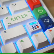 U55C 3 In 1 Keycaps Retro Personality Keycap for GK64 61 SK87 GH60 Esc Tab for Key for Gaming Mechanical Keyboard DIY K
