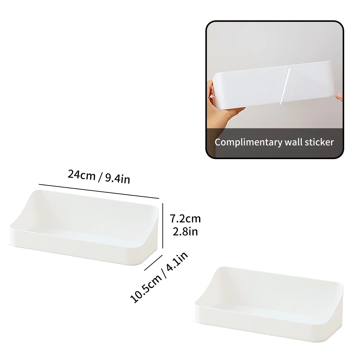 Kitchen Organizer Large Capacity Spice Jar Storage Holder Multifunctional Self-adhesive Wall Mounted Plastic Storage Rack