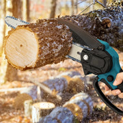 1700RPM 6 Inch Mini Cordless Li-ion Chainsaw One Hand Portable Electric Tree Wood Cutter Pruning Garden Power Tool for Makita