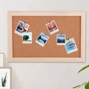 Home Decor DIY Cork Display Panel Soft Decorative Cork Board Wood Hanging Photo Background
