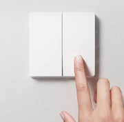 Xiaomi Smart Switch Wall Switch Double Key Dual Control Live Neutral Line Work For Smart Light Remote Control Switch Mi Home New