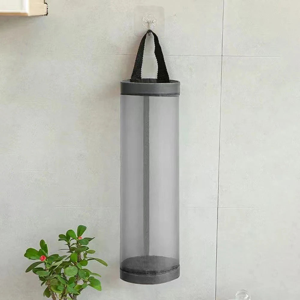 Kitchen garbage bag storage bag, wall mounted door storage hanging bag, circular miscellaneous storage bag, hanging organizer