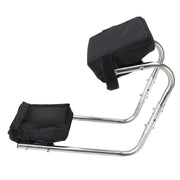 Knee Seat Gardening Tool Stainless Steel Ergonomic Ankle Support Multifunctional Knee Seat Leg Brace for Gardening Work
