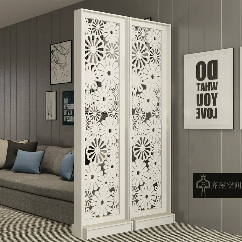 Living room screen simple modern fashion screen creative partition decorative cabinet simple living room room double-sided movem