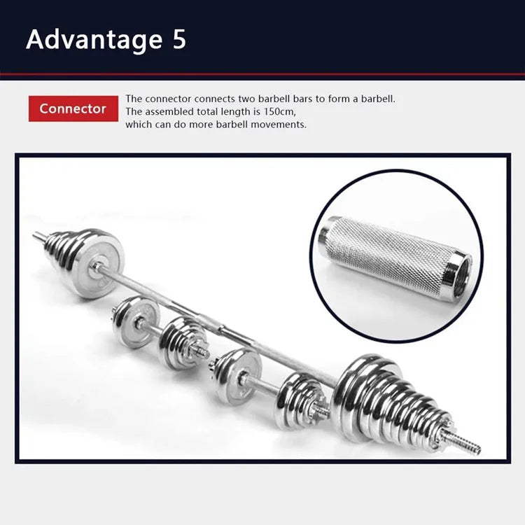 Weight Lifting Dumbbell Equipment Gym Adjustable Electroplating Dumbbells Barbell Set Buy Online