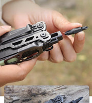 2025 New BHBT 19 in 1 Multi Tool Pliers with Damascus Blade Hoxagon Wrench Folding EDC Outdoor Camping Tools Home Repair