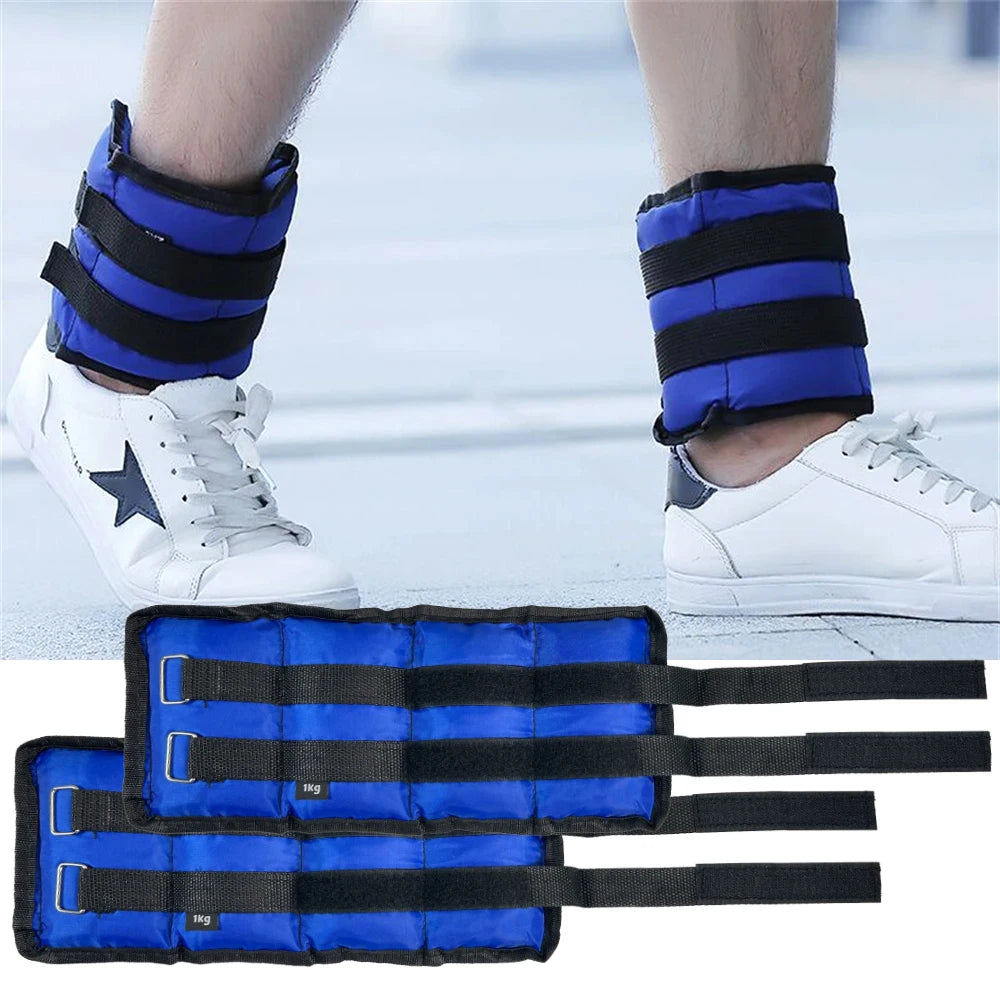 1Pair Wrist Ankle Weights, 2kg/4.4LBS, 3kg/6.6LBS, 4kg/8.8LBS Wrist Leg Arm Weights, Comfortable and Soft, Perfect for Fitness