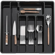Kitchen Organizer Tray Adjustable Pantry Organizer Utensil Cutlery Drawer  for Silverware Tableware Expandable Kitchen Drawer
