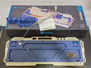 Gaming Keyboard Spanish Russian Arabic Keyboard 100% Layout RGB Backlight Gamer Keyboard Volume Knob Wired K90 104 Keys Hand Sup