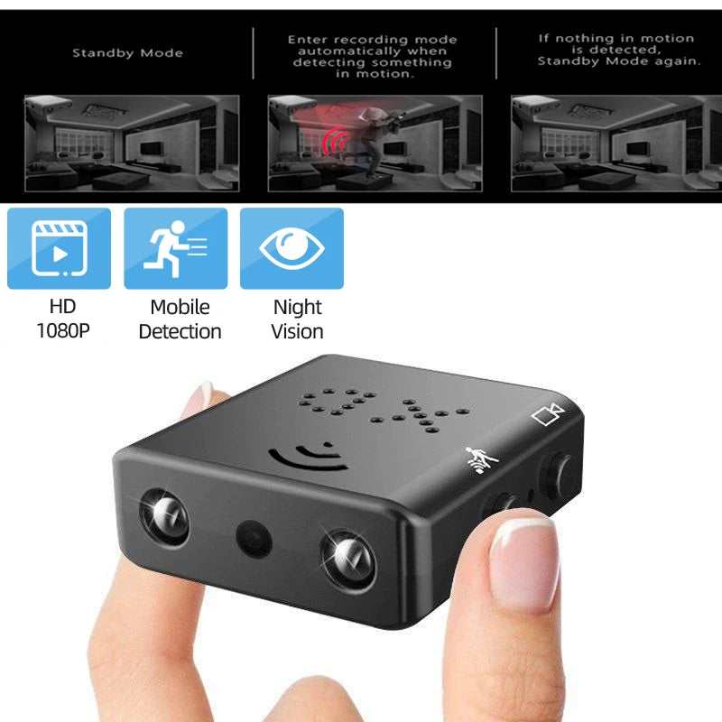 Full HD 1080p Mini Secret Camera XD Night Vision Camera IR-CUT Home Security Camera HD Video Recorder