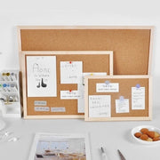 Home Decor DIY Cork Display Panel Soft Decorative Cork Board Wood Hanging Photo Background