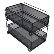 Kitchen Storage Drawer Basket Rack Kitchen Shelf Sliding Under Sink Drawer Multi Functional Shelf Desk Cabinet Organizer