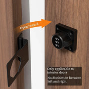 Household Cabinet Password Hasp Locks, Cabinet Locks with Combination, Door Security Slide Latch for Small Barn Doors, Bathroom