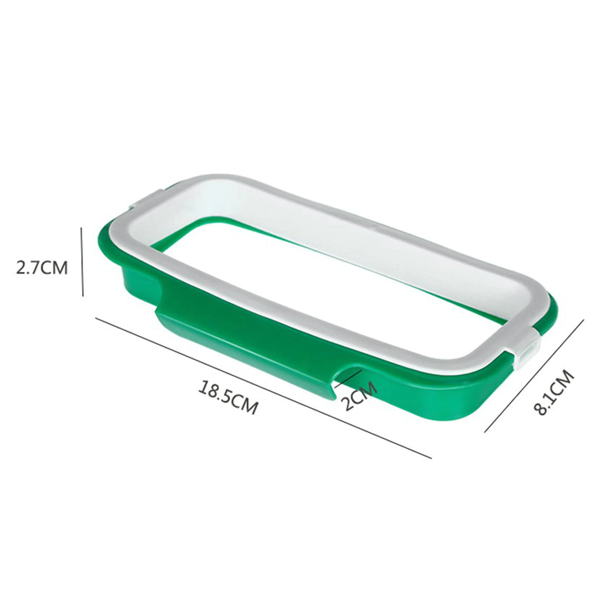 Kitchen Under Sink Garbage Bag Holder Trash Bag Rack Garbage Container Cabinet Door Mount Hooks for Trash Bags Cleaning Cloths