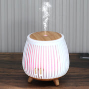 Air diffusers home idea household supplies decorative lights wood grain design mini desktop aromatherapy diffuser humidifier