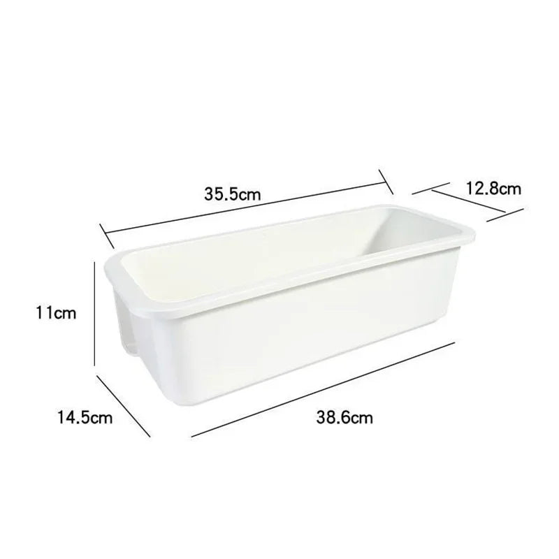 Kitchen Under Sink Storage Rack Spice Bottle Holder Organizer Shelf Bathroom Organizer Stand Wall-mounted Plastic Chopstick Box