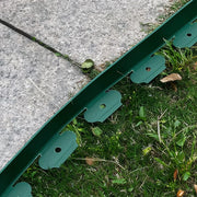10M Landscape Edging Kit Fixed Garden Barrier Lawn Grass Plastic Edging Border Edging Garden Edging Coil for Lawn Yard Pathway