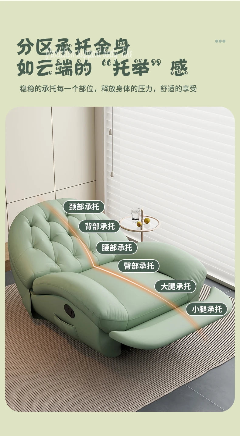 Lazy Single Living Room Sofas Modern Armrest Modern Reading Living Room Reclining Wall Muebles Para El Hogar Home Furniture