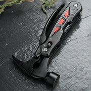 Outdoor Portable Repair Tool Claw Hammer Multi-Functional with Window Breaker Stainless Steel Pliers For Camping Tent Stakes