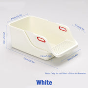 Cat Supplies Toilet Cat Litter Box Semi-closed Extra Large Size To Prevent Splashing Outside Automatic Litter Box