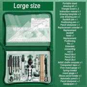 Engineering Tool Set, Precision Measuring Instrument Kit, Durable Stainless Steel, Engineering, Physical and Technical Drawing