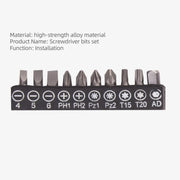 Hammer Tool Set Hammer Toolbox Hardware Home Kit 12Pcs Multi-Function Tool Kit With Storage Box For Garage Accessoreis
