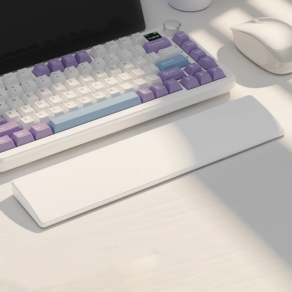 Gaming Keyboard Wrist Rest Pad Ergonometric Memory Foam Anti-Slip Rubber Stable Base Palm Rest 81 Keys Keyboard Hand Support