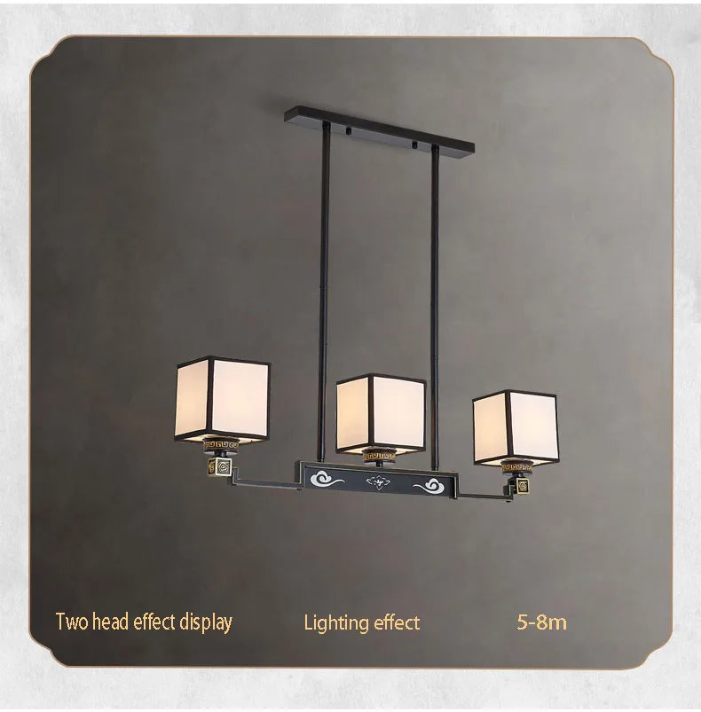 Living Room Light New Dining Room Light Bedroom Light Retro Home Lighting Fixtures Ceiling Chandelier Led Light Decoration Home