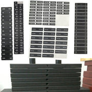 1pc Fitness Equipment Weight Stickers 4.5/7-91/120kg 5-103kg 5-162.5kg Weight Stack Labels Sticker Gym Counterweight Block Parts