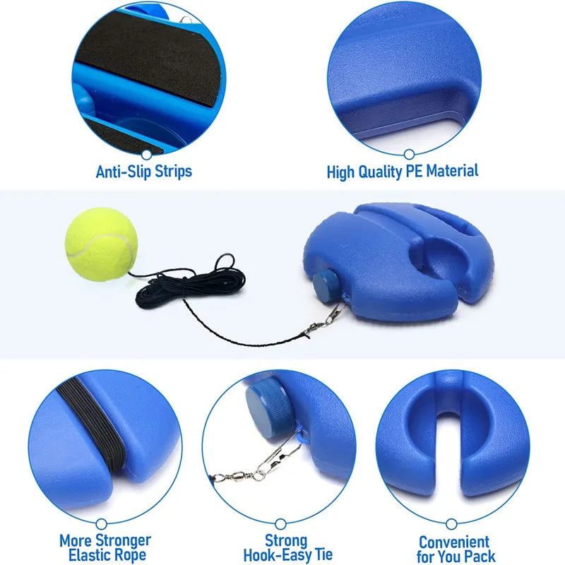 Tennis Training Ball Tennis Trainer Professional Training Primary Tool Exercise Self Study Rebound Ball Indoor Tennis Exercise
