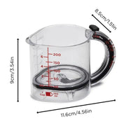 Kitchen Essential Adjustable Measuring Cup with Unique Scraper Base; Perfect for Every Cooking Need