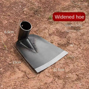 Agricultural Tools Manganese Steel Garden Hoe Anti-Rust Durable Agricultural Rakes Manual Weeding Hoe Collect Weeds