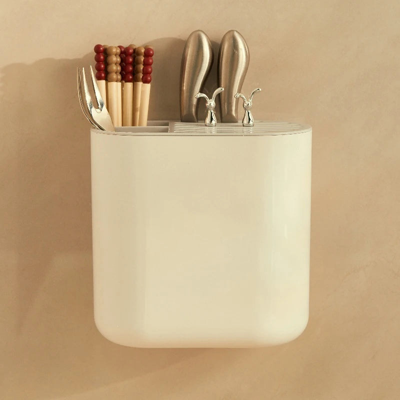 Kitchen Storage Chopsticks Rack Space Saving Tableware Storage Holder Kitchen Chopstick Drain Box Kitchen Knife Storage Rack