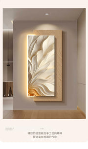 3D living room decoration painting, corridor hanging painting, simple and atmospheric living room entrance wall lamp painting
