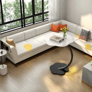 Coffee Tables Light Luxury Side Table Round Flower Bedside Table Bedside Home Study Desk Auxiliary Desk Living Room Furniture
