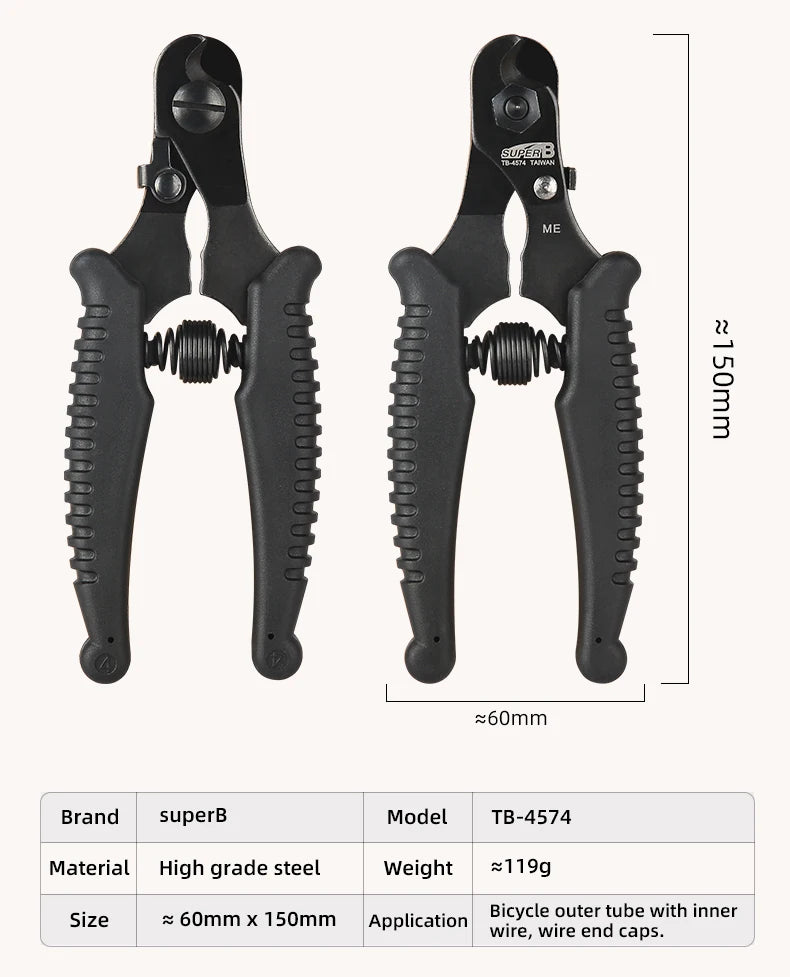 Super B Cable Cutter Pliers Professional Bike Tools Wire Breaker MTB Cycling Tool Line Clamp Repair Bicycle Accessories