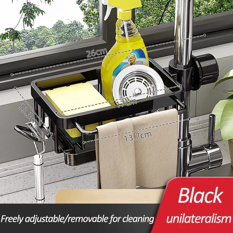Kitchen Sink Faucet Storage Rack Dishwasher Vegetable Sink Supplies Household Drain Basket For Bathroom Gadget