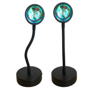 Smart Remote App Led Sunset Lamp Hot Night Light Mood Projector For Home Room Decor Wall Decoration Background For Photographic