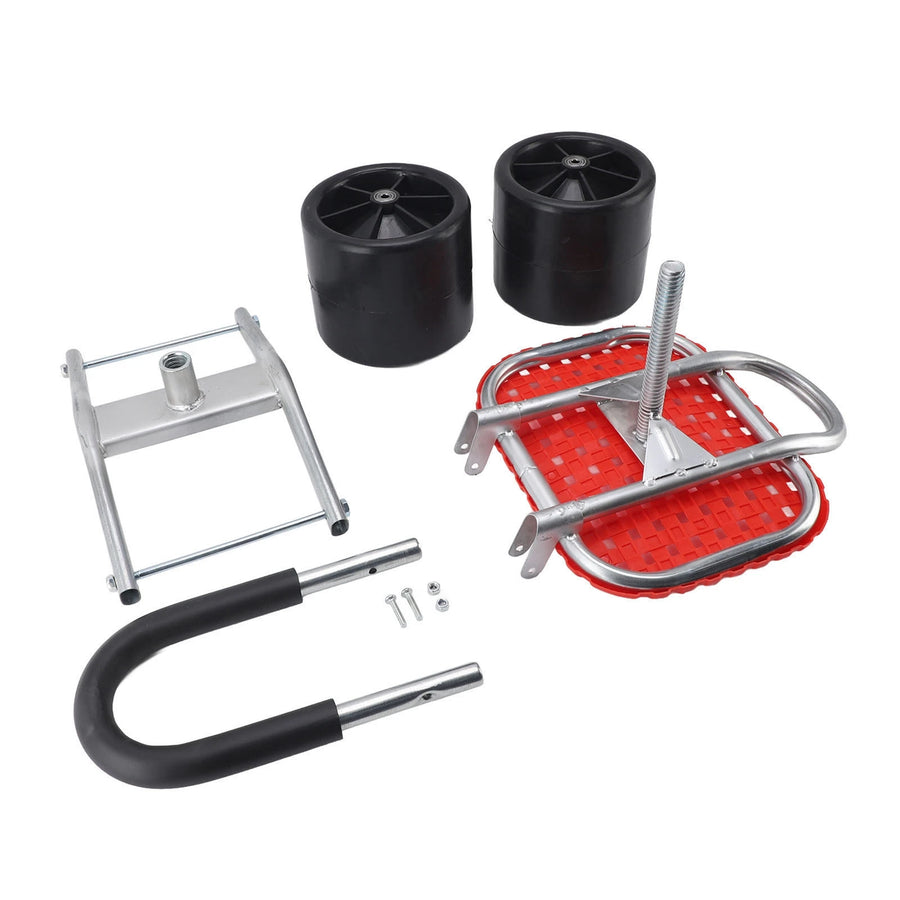 Garden Seat Cart Increase Efficiency Garden Rolling Work Seat Iron Labor Saving  Adjustable for Farm