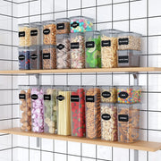 Airtight Food Storage Containers for Kitchen Organization 24 PC Food Canisters With Durable Lids for Pantry Organization