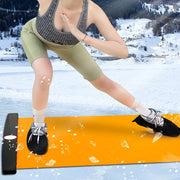 Yoga Practice Mat Pilates Sport Fitness Sliding Mat w/ Anti-Slip Layer Low-Impact Exercise Mat For Balance Training Core Workout