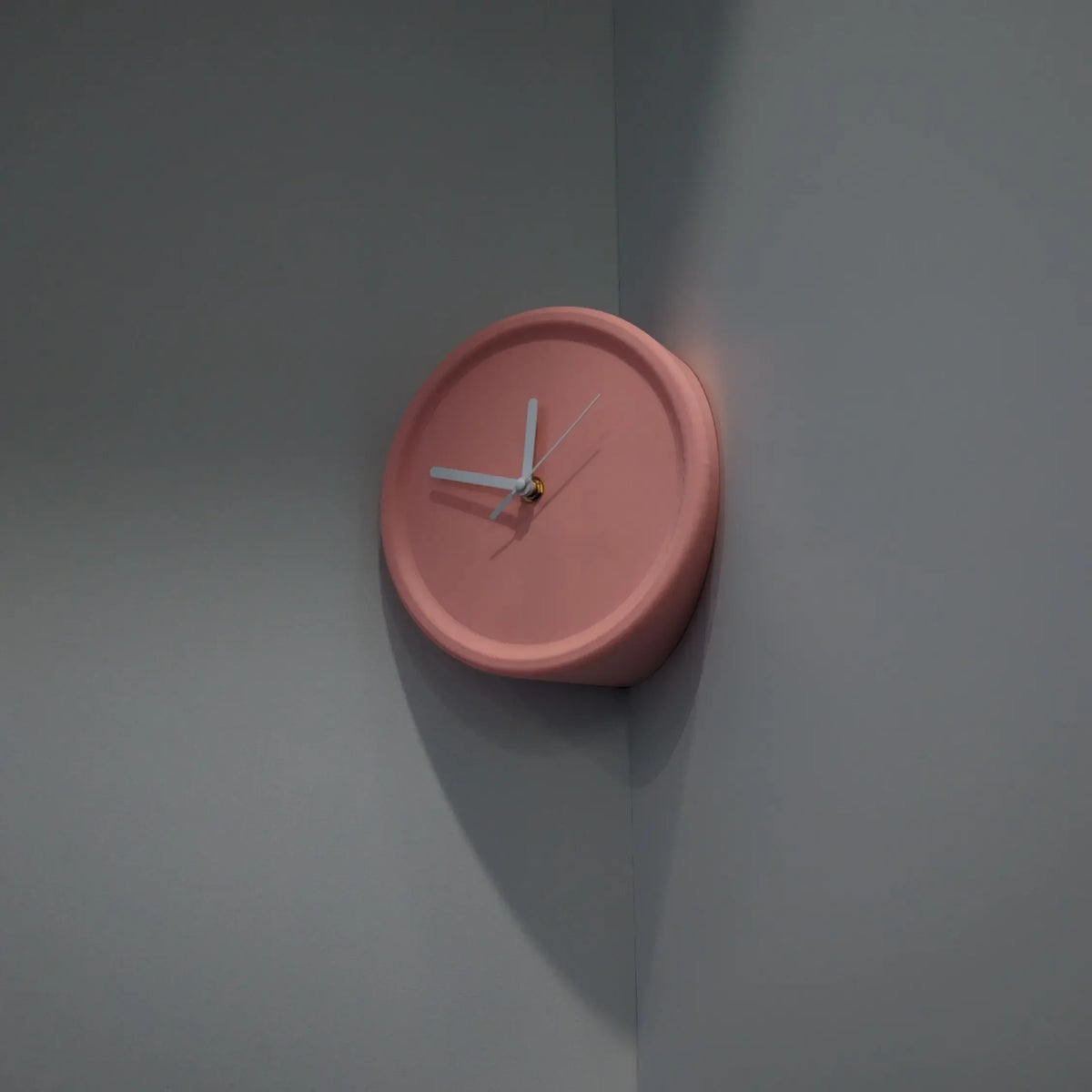 Living Room Silent Wall Clocks Simple Non-Ticking Punch-Free Corner Wall Clock Bedroom Technology Luxury Art Home Decoration