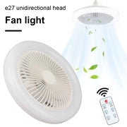 Smart Ceiling Fan 30W  Fans With Lights Remote Control Bedroom Decor Ventilator Lamp Air Invisible Blades Silent for Living Room