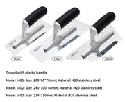 Renovation Tools Stainless Construction Tools Steel Wall Plaster Dust Trowel Trowel Drywall Tools Home Improvement Products