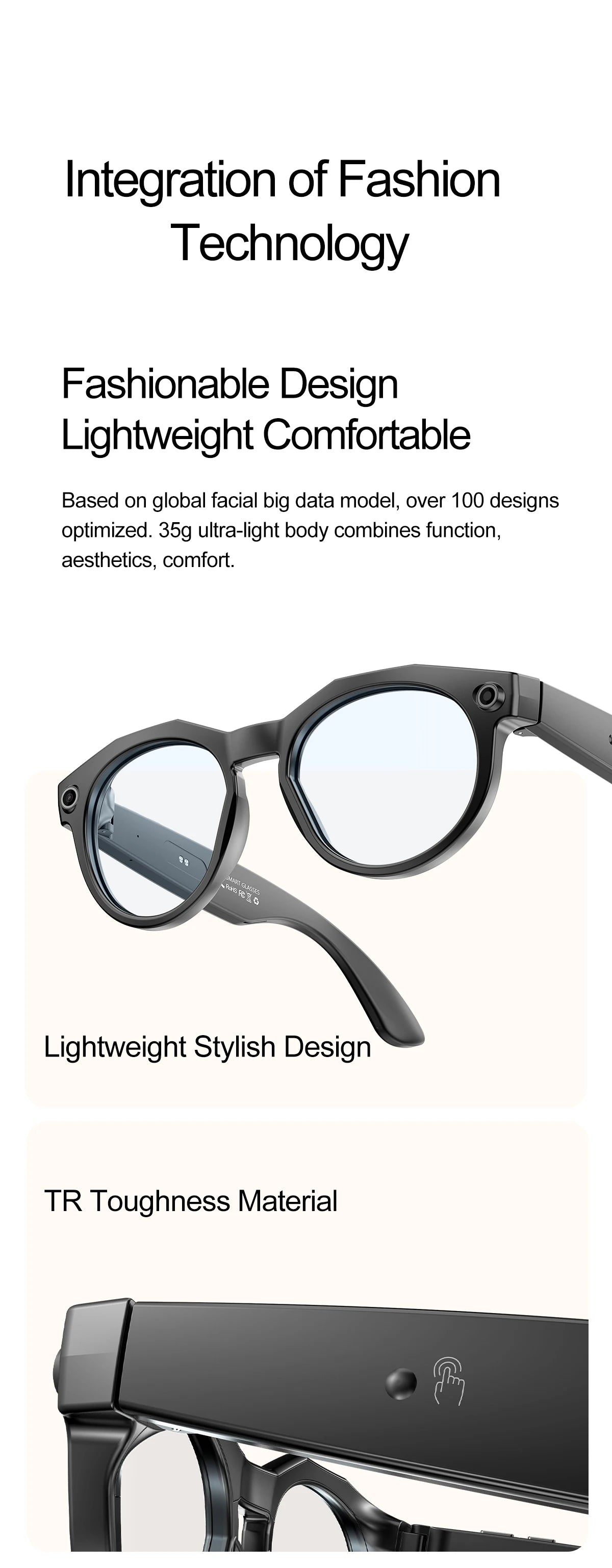 2026New800W Camera AI Glasses Men Color-Changing Smart Translation Glasses Photo Video Recording Waterproof Call SmartSunglasses