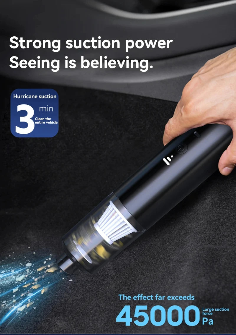 Dust Collector Smart Wireless Portable Vacuum Cleaner Powerful Suction electric Home Cleaning Car Vacuum Cleaner 2025 NEW