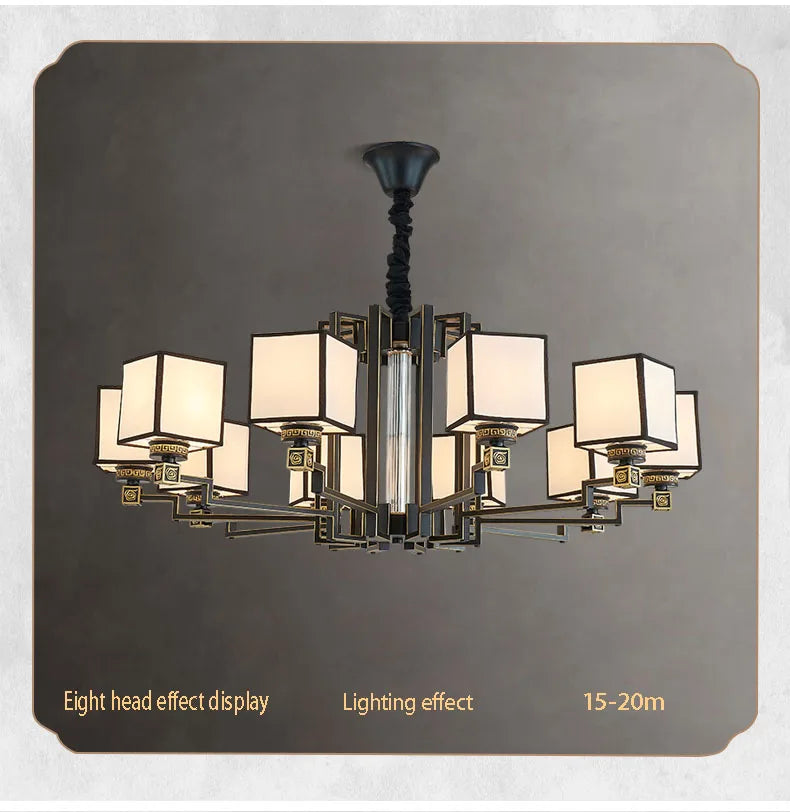 Living Room Light New Dining Room Light Bedroom Light Retro Home Lighting Fixtures Ceiling Chandelier Led Light Decoration Home