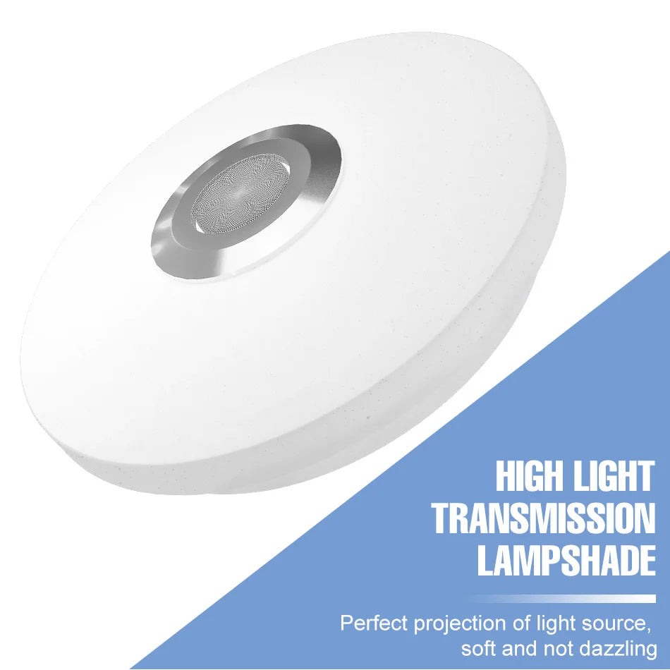 RGB Smart Ceiling Light LED Interior Home Decorative Light Luster Dimming Remote Control WIFI Living Room Ambient Light Party